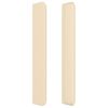 vidaXL Kopfteil mit Ohren Creme 103x16x118/128 cm Stoff