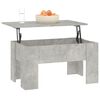 vidaXL Couchtisch Betongrau 79x49x41 cm Holzwerkstoff