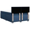 vidaXL Boxspringbett mit Matratze Blau 140x200 cm Stoff