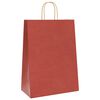 vidaXL Papiertragetaschen 50 Stk. mit Henkeln Rot 32x17x44 cm