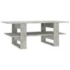 vidaXL Couchtisch Betongrau 110x55x42 cm Holzwerkstoff