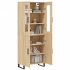 vidaXL Highboard Sonoma-Eiche 69,5x34x180 cm Holzwerkstoff