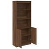 vidaXL Highboard Braun Eichen-Optik 70x35x180 cm Holzwerkstoff