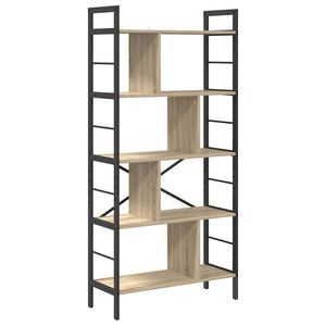 vidaXL B&uuml;cherregal 9 Ebenen 75 x 30 x 156 cm Holzwerkstoff