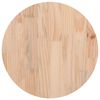 vidaXL Tischplatte Rund Weiß Ø40x3 cm Massivholz Kiefer