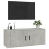 vidaXL TV-Wandschrank Betongrau 100x34,5x40 cm