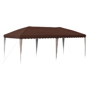 vidaXL Pop-up Partyzelt 575 x 290 x 245 cm Braun