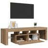 vidaXL TV-Schrank mit LED Artisan-Eiche 140x36,5x40 cm Holzwerkstoff