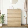 vidaXL Sideboard Sonoma-Eiche 80x35x99 cm Holzwerkstoff