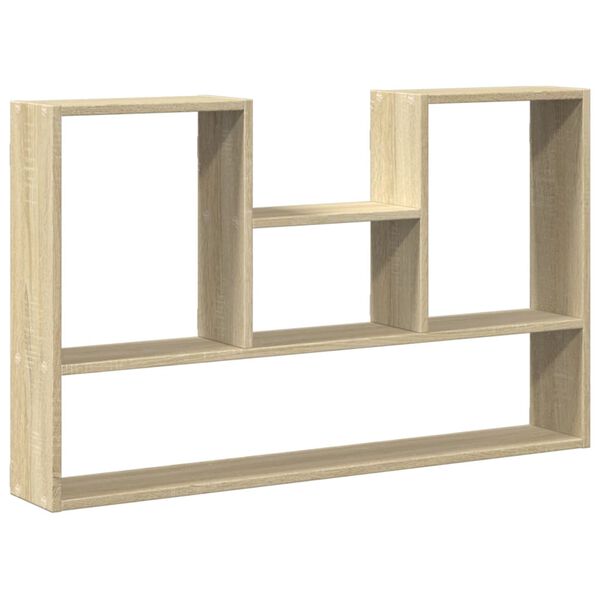 vidaXL Wandregal Sonoma-Eiche 99x15x60 cm Holzwerkstoff