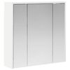 vidaXL Badezimmerspiegelschrank Wei&szlig; 63,5 x 16 x 62,5 cm Holzwerkstoff