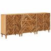 vidaXL Stauraumschr&auml;nke 3 pcs Braun 60 x 33,5 x 75 cm Massivholz Mango