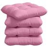 vidaXL Sitzkissen 4 Stk. Stoff Rosa 40 x 40 x 12 cm