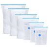 vidaXL Aufbewahrungstaschen 20 pcs Transparent und Blau 130 x 100 cm