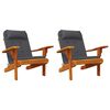 vidaXL Adirondack-Auflagen 2 Stk. Anthrazit Oxford-Gewebe