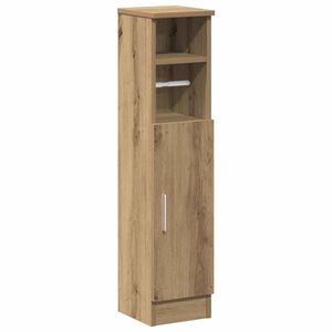 vidaXL Badezimmerschrank mit Rollenhalter Artisan-Eiche 20,5x22x90 cm