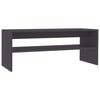 vidaXL Couchtisch Grau 100x40x40 cm Holzwerkstoff