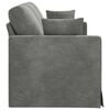vidaXL Sofa Dunkelgrau Gesamtabmessungen: 198 x 78 x 80 cm (B x T x H)