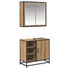 vidaXL Badezimmerm&ouml;bel-Set 2 stk. Artisan-Eiche 65 x 33 x 60 cm