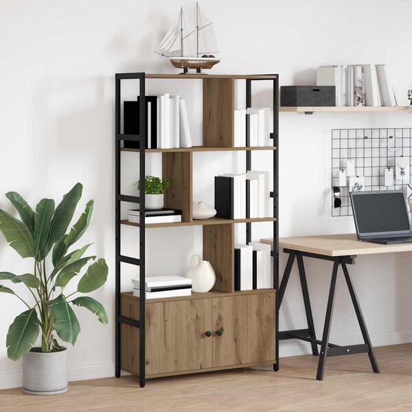 vidaXL Bücherregal Artisan-Eiche 80 x 30 x 155,5 cm Holzwerkstoff