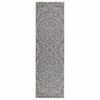 vidaXL Outdoor-Teppich Flachgewebe 80x250 cm Blaues Muster