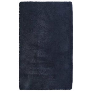 vidaXL Teppich Shaggy Hochflor NAVARRA Marineblau 60x100 cm Polyester