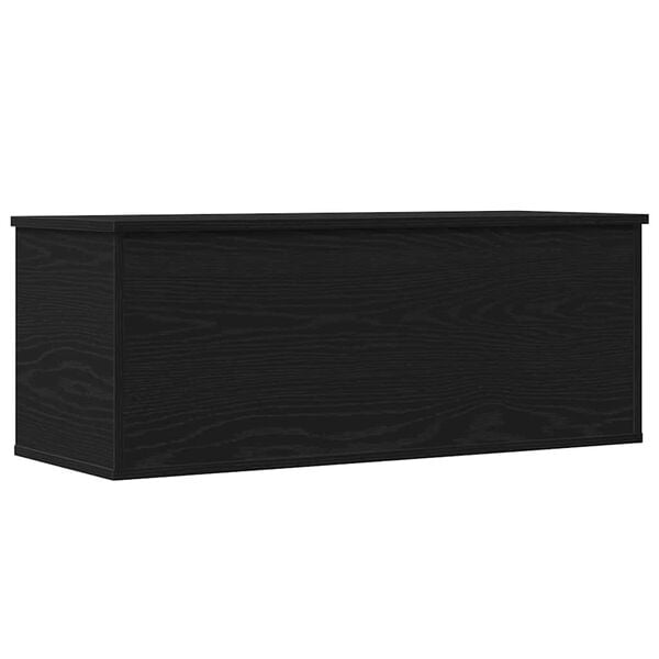 vidaXL Aufbewahrungsbox Schwarz Eichen-Optik 90 x 35 x 35 cm