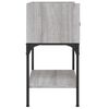 vidaXL Nachttische 2 Stk. Grau Sonoma 40,5x31x60 cm Holzwerkstoff