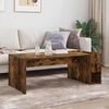 vidaXL Couchtisch Ger&auml;ucherte Eiche 101,5 x 50 x 37 cm Holzwerkstoff