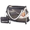 DERYAN Pop-Up-Reisebett mit Moskitonetz PeuterBox Creme