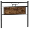 vidaXL Ersatz-Kopfteil R&auml;uchereiche 100 cm Holzwerkstoff und Stahl