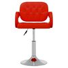 vidaXL Barhocker Rot Kunstleder