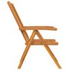 vidaXL Gartenstuhl 6 pcs Braun 57 x 72 x 109 cm Massivholz Akazie
