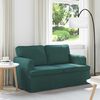 vidaXL Sofa Dunkelgr&uuml;n Gesamtabmessungen: 144 x 80 x 85 cm (B x T x H)