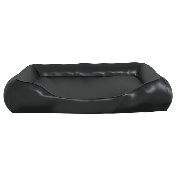 vidaXL Hundebett Schwarz 105x80x25 cm Kunstleder