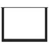 vidaXL Esstischbeine U-Form 2 Stk. Schwarz 100x(72-73) cm Stahl