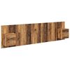 vidaXL Kopfteil mit Schrank 3 stk. Altholz Holzwerkstoff