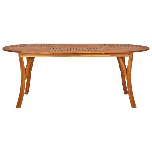 vidaXL 7-tlg. Garten-Essgruppe Schwarz