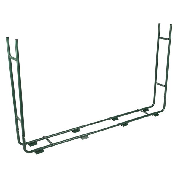 Practo Garden Brennholzregal Verstellbar Gr&uuml;n