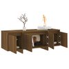 vidaXL TV-Schrank Braun Eichen-Optik 120x30x40,5 cm Holzwerkstoff