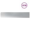 vidaXL Rasenkanten 10 Stk. 20x103 cm Verzinkter Stahl