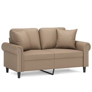 vidaXL 2-seater Sofa 2-Sitzer Cappuccino 2-Seater