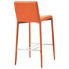 vidaXL 3-tlg. Bar-Set Kunstleder Orange