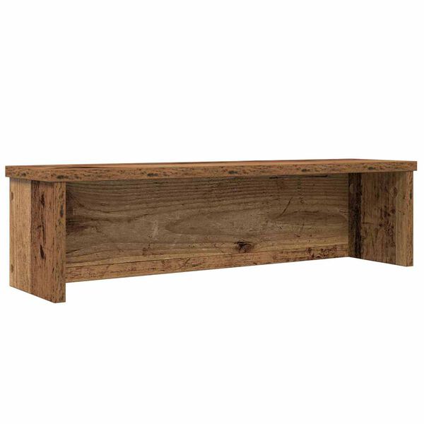 vidaXL K&uuml;chenregal Stapelbar Altholz-Optik 60x15x16 cm Holzwerkstoff