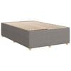 vidaXL Boxspringbett mit Matratze Taupe 120x190 cm Stoff