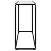 vidaXL Konsolentisch Wei&szlig; 100x35x75 cm Hartglas
