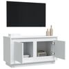 vidaXL TV-Schrank Weiß 80x35x45 cm Holzwerkstoff