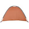 vidaXL Camping-Organizer-Zelt 9 F&auml;cher Grau Orange Wasserdicht