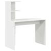 vidaXL Schreibtisch Wei&szlig; Holzwerkstoff 102 x 50 x 124 cm