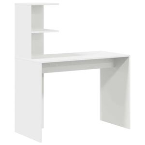 vidaXL Schreibtisch Wei&szlig; 102 x 50 x 124 cm Holzwerkstoff